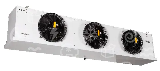 výparník Goedhart  7,90 kW, dT = 8 °C, ventilátor 3 x 300 mm